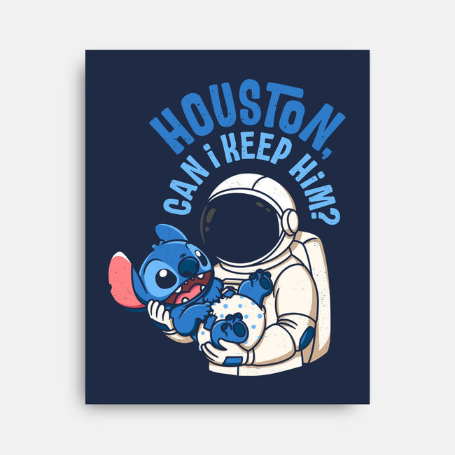 Adopt-A-Pet Alien-None-Stretched-Canvas-Xentee