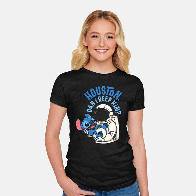 Adopt-A-Pet Alien-Womens-Fitted-Tee-Xentee