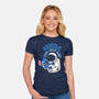 Adopt-A-Pet Alien-Womens-Fitted-Tee-Xentee