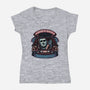 Hunted In Haddonfield-Womens-V-Neck-Tee-glitchygorilla
