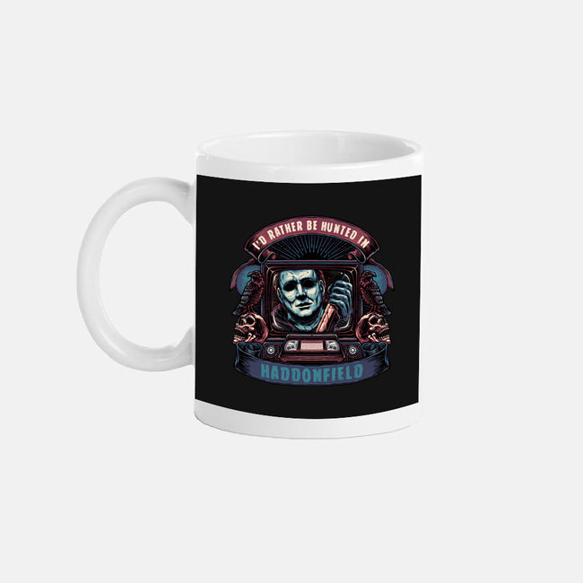 Hunted In Haddonfield-None-Mug-Drinkware-glitchygorilla