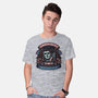 Hunted In Haddonfield-Mens-Basic-Tee-glitchygorilla