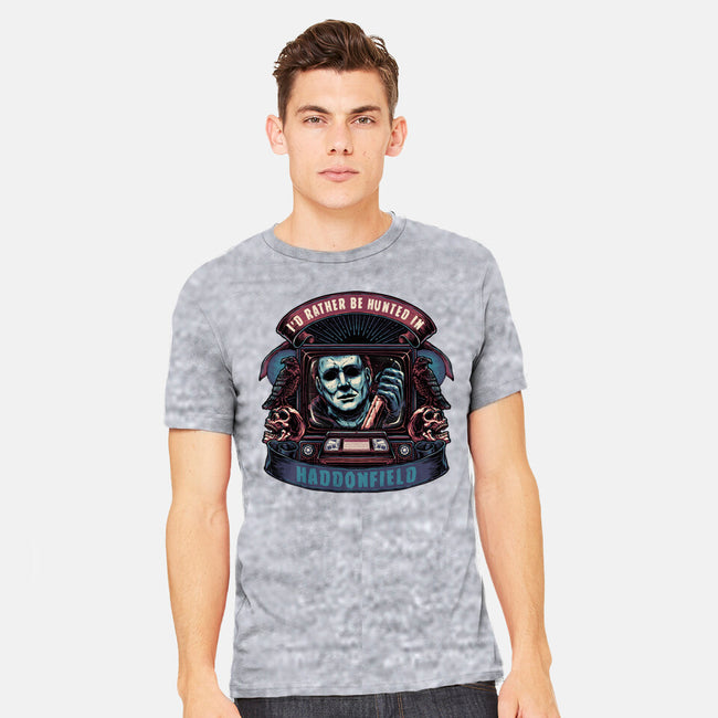 Hunted In Haddonfield-Mens-Heavyweight-Tee-glitchygorilla