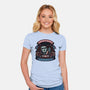 Hunted In Haddonfield-Womens-Fitted-Tee-glitchygorilla