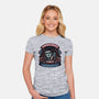 Hunted In Haddonfield-Womens-Fitted-Tee-glitchygorilla