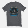 Ghosted In Woodsboro-Womens-Basic-Tee-glitchygorilla