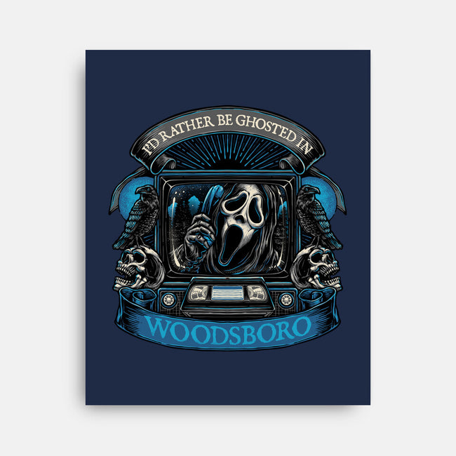 Ghosted In Woodsboro-None-Stretched-Canvas-glitchygorilla