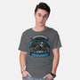 Ghosted In Woodsboro-Mens-Basic-Tee-glitchygorilla