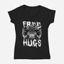 Dimensional Monster-Womens-V-Neck-Tee-Studio Mootant