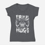 Dimensional Monster-Womens-V-Neck-Tee-Studio Mootant
