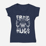 Dimensional Monster-Womens-V-Neck-Tee-Studio Mootant