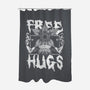 Dimensional Monster-None-Polyester-Shower Curtain-Studio Mootant
