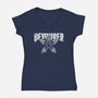 The Devourer-Womens-V-Neck-Tee-Studio Mootant
