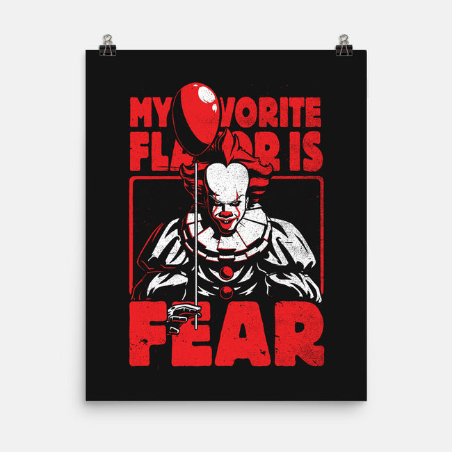 Fear Flavor-None-Matte-Poster-Studio Mootant