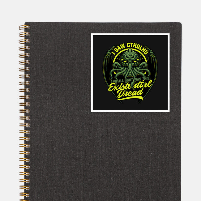 Horror Cthulhu Existential Dread-None-Glossy-Sticker-Studio Mootant