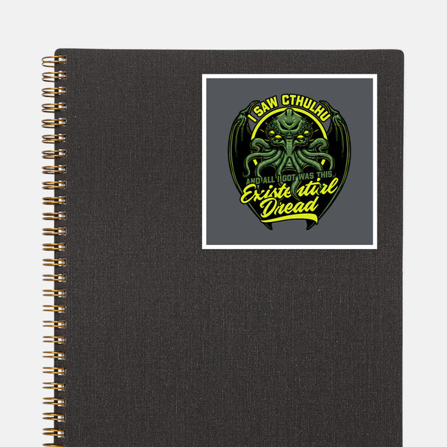 Horror Cthulhu Existential Dread-None-Glossy-Sticker-Studio Mootant