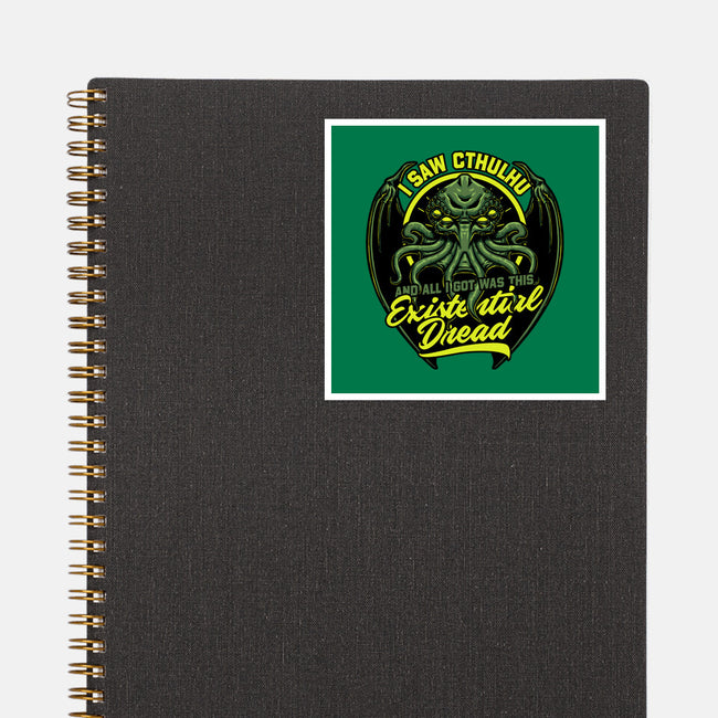 Horror Cthulhu Existential Dread-None-Glossy-Sticker-Studio Mootant