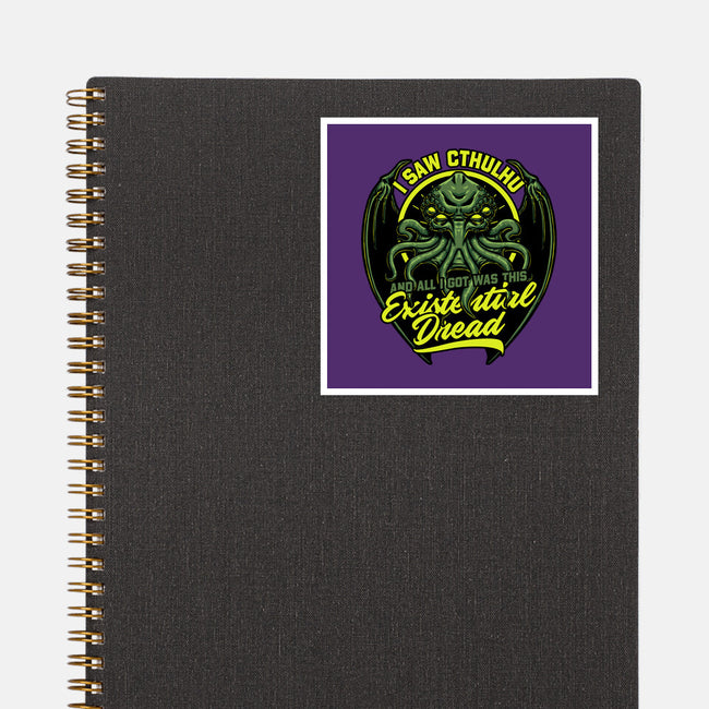 Horror Cthulhu Existential Dread-None-Glossy-Sticker-Studio Mootant