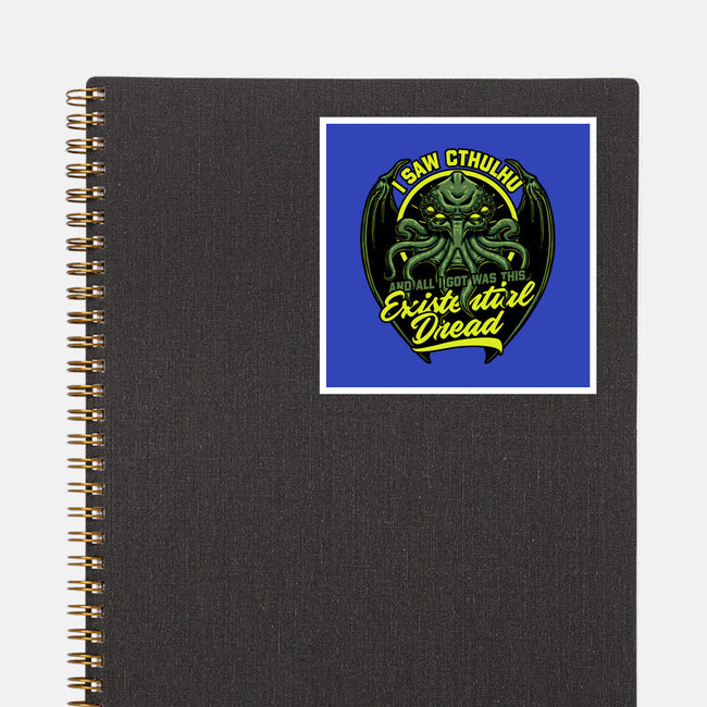 Horror Cthulhu Existential Dread-None-Glossy-Sticker-Studio Mootant