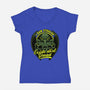 Horror Cthulhu Existential Dread-Womens-V-Neck-Tee-Studio Mootant
