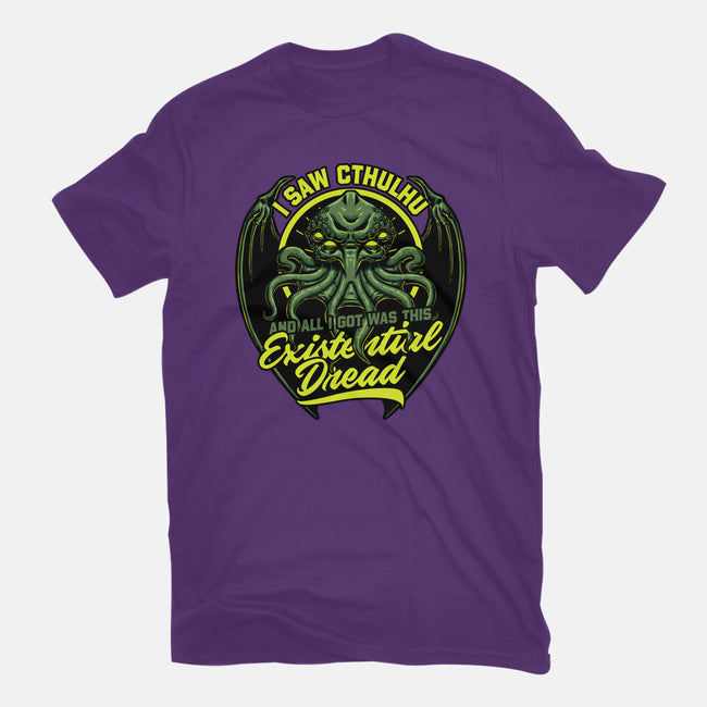 Horror Cthulhu Existential Dread-Womens-Fitted-Tee-Studio Mootant