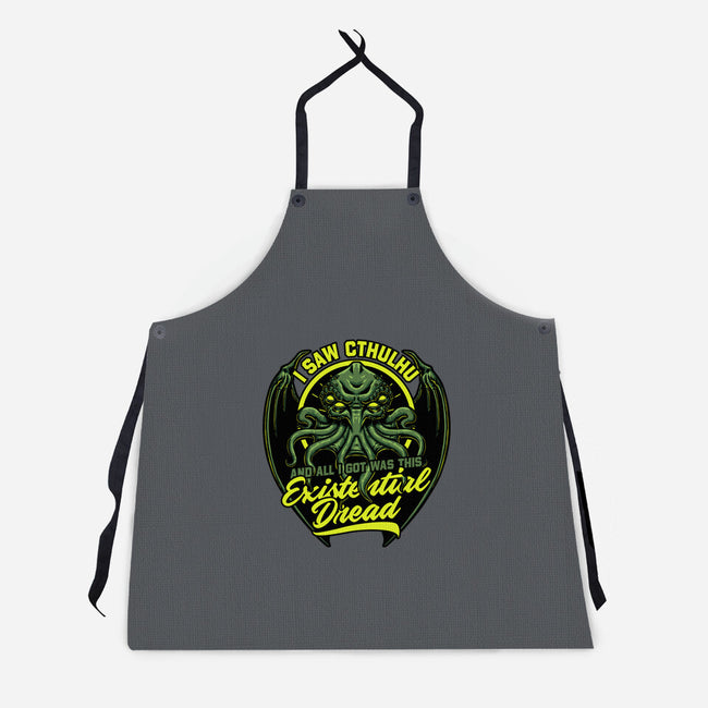 Horror Cthulhu Existential Dread-Unisex-Kitchen-Apron-Studio Mootant