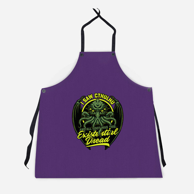 Horror Cthulhu Existential Dread-Unisex-Kitchen-Apron-Studio Mootant