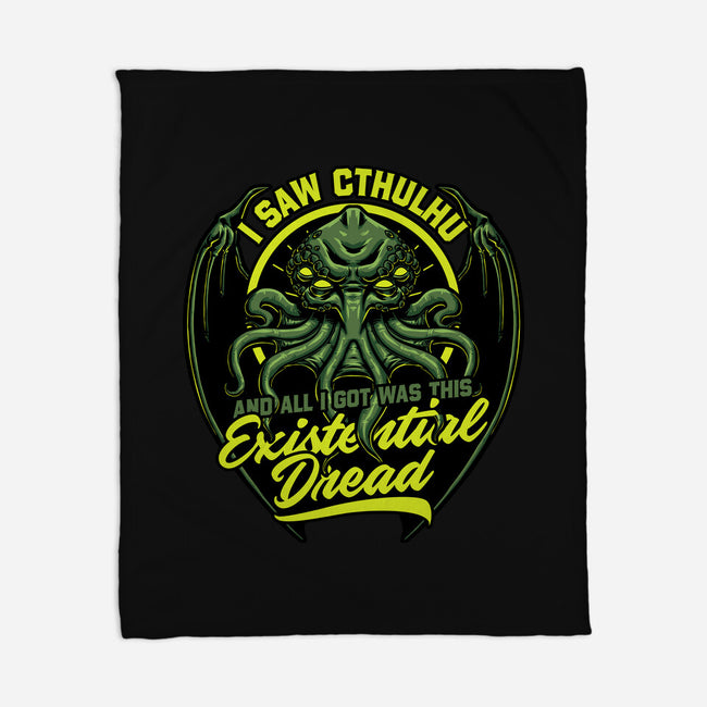 Horror Cthulhu Existential Dread-None-Fleece-Blanket-Studio Mootant