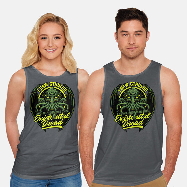 Horror Cthulhu Existential Dread-Unisex-Basic-Tank-Studio Mootant