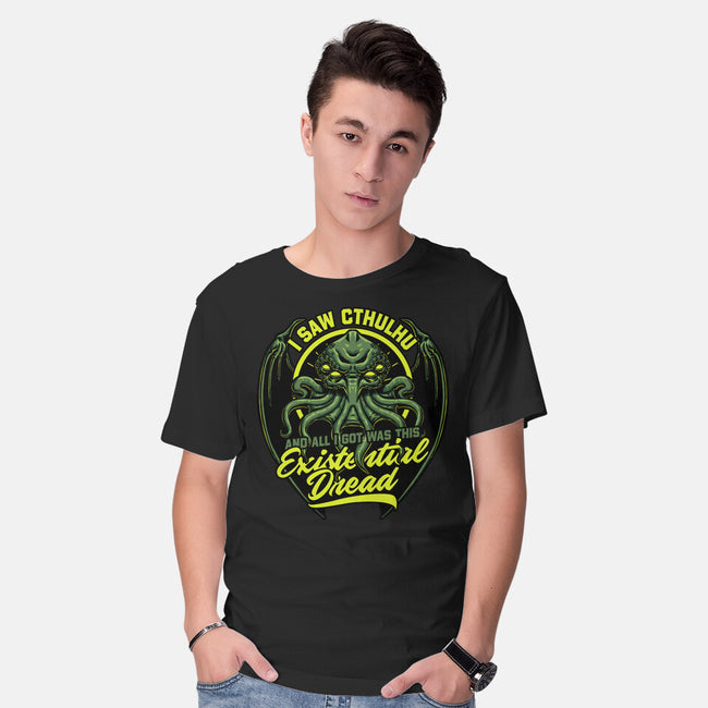 Horror Cthulhu Existential Dread-Mens-Basic-Tee-Studio Mootant