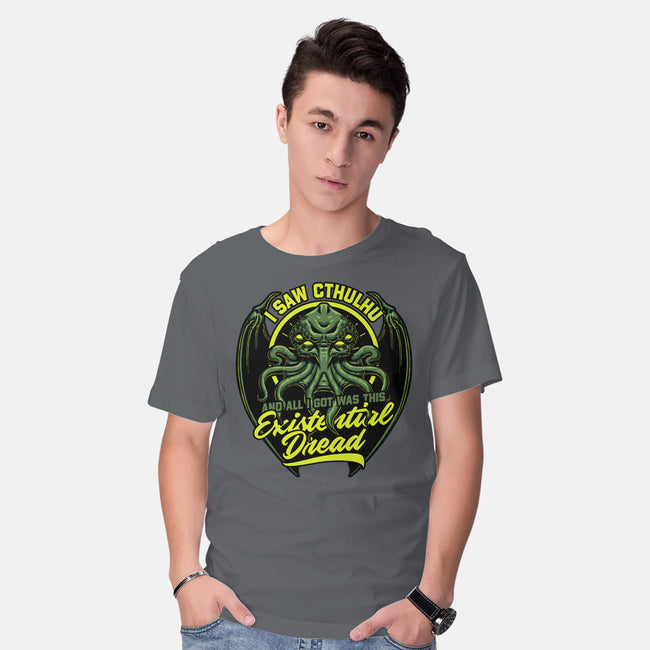 Horror Cthulhu Existential Dread-Mens-Basic-Tee-Studio Mootant