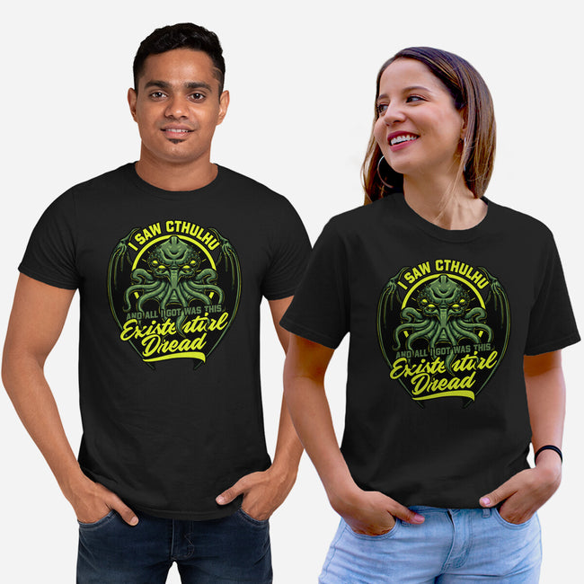 Horror Cthulhu Existential Dread-Unisex-Basic-Tee-Studio Mootant