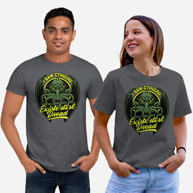 Horror Cthulhu Existential Dread-Unisex-Basic-Tee-Studio Mootant