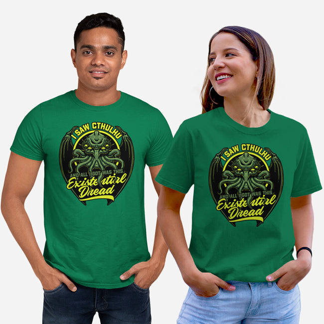 Horror Cthulhu Existential Dread-Unisex-Basic-Tee-Studio Mootant