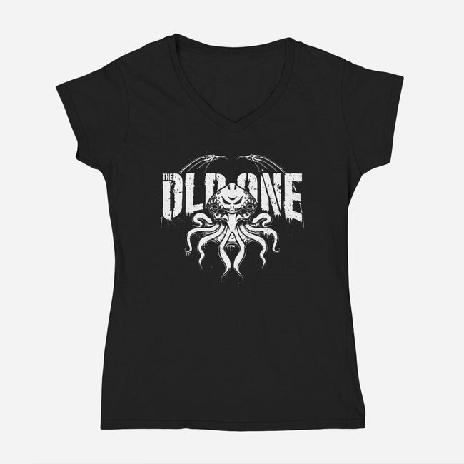 The Old One-Womens-V-Neck-Tee-Studio Mootant