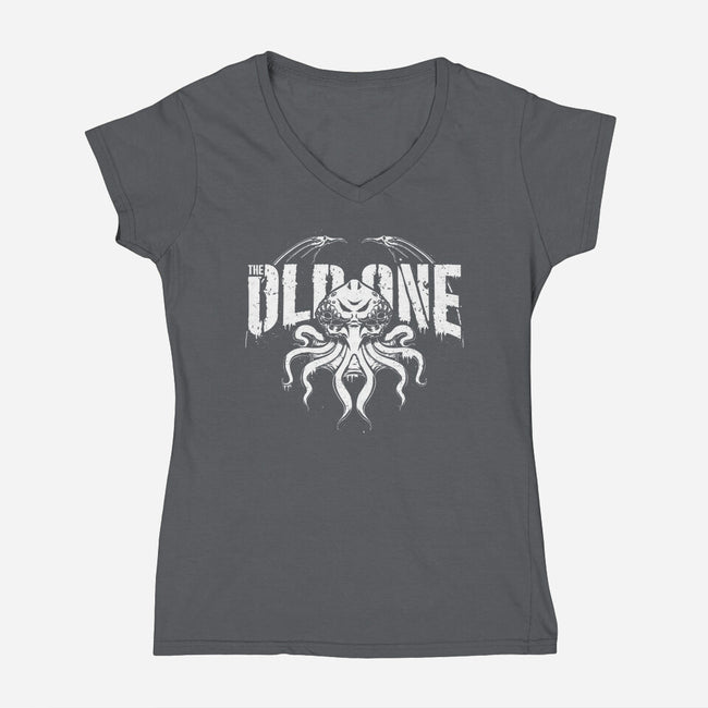 The Old One-Womens-V-Neck-Tee-Studio Mootant