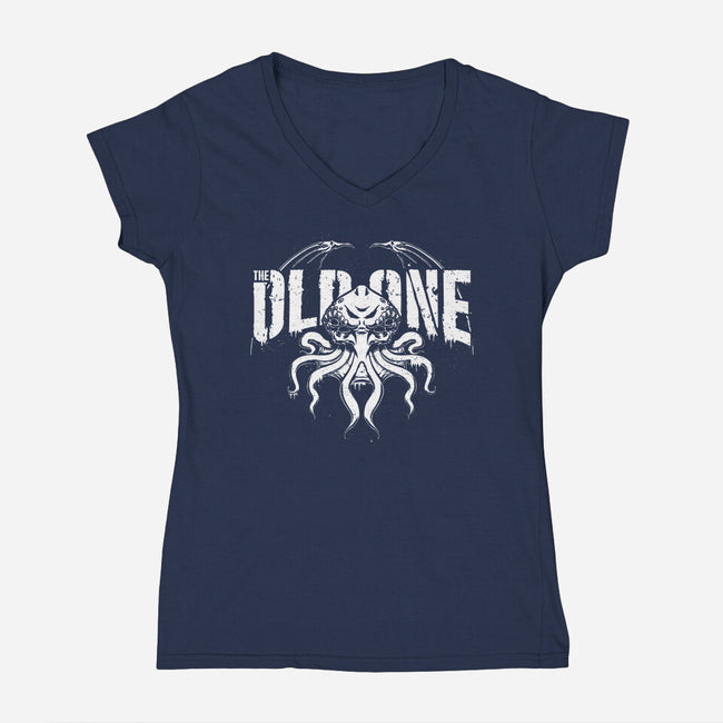 The Old One-Womens-V-Neck-Tee-Studio Mootant