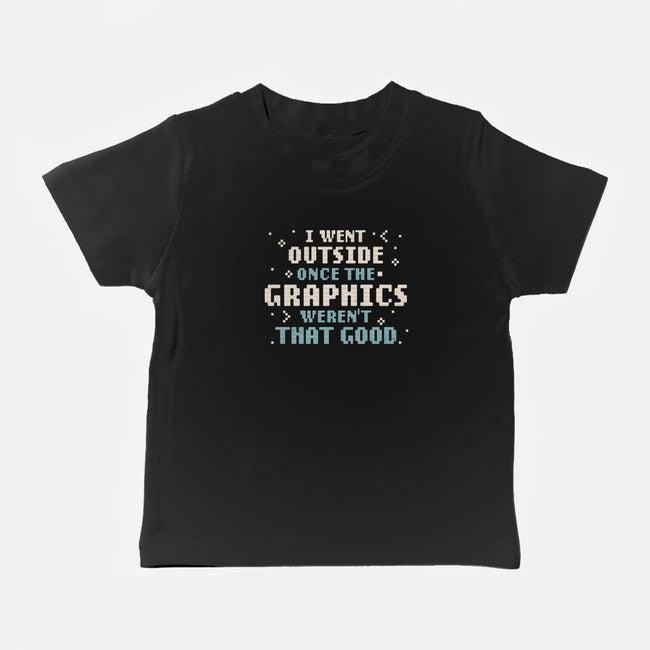 I Went Outside Once-Baby-Basic-Tee-tobefonseca
