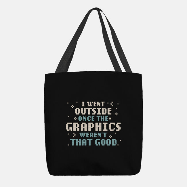 I Went Outside Once-None-Basic Tote-Bag-tobefonseca