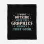 I Went Outside Once-None-Fleece-Blanket-tobefonseca