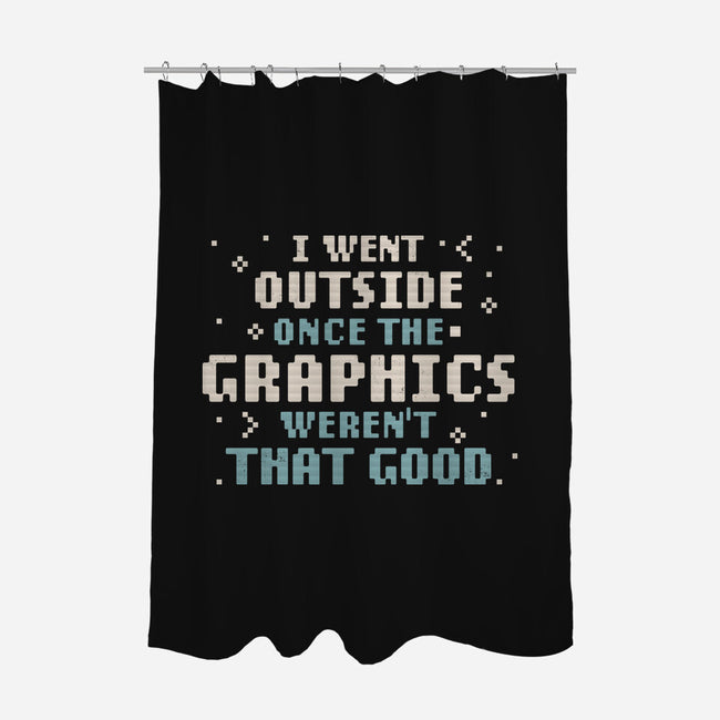 I Went Outside Once-None-Polyester-Shower Curtain-tobefonseca