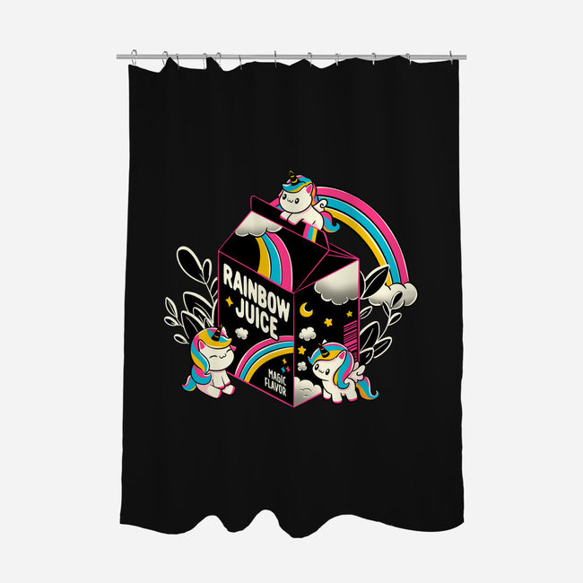 Rainbow Juice-None-Polyester-Shower Curtain-tobefonseca
