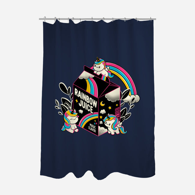 Rainbow Juice-None-Polyester-Shower Curtain-tobefonseca