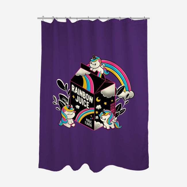 Rainbow Juice-None-Polyester-Shower Curtain-tobefonseca