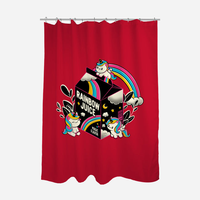 Rainbow Juice-None-Polyester-Shower Curtain-tobefonseca