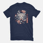 Geometric Wolf Medallion-Womens-Basic-Tee-NemiMakeit