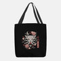 Geometric Wolf Medallion-None-Basic Tote-Bag-NemiMakeit