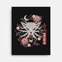 Geometric Wolf Medallion-None-Stretched-Canvas-NemiMakeit