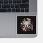 Geometric Wolf Medallion-None-Glossy-Sticker-NemiMakeit