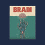 Brain Movie Poster-None-Fleece-Blanket-GODZILLARGE
